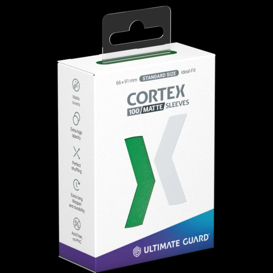 Cortex Sleeves Matte Standard Size (100) - Green