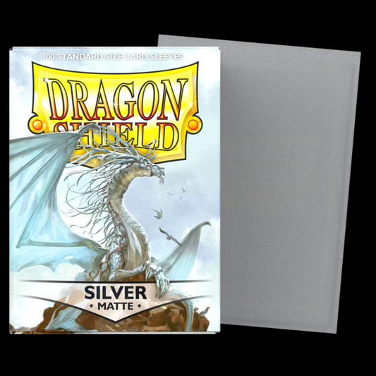 Dragon Shield Silver - Matte Sleeves
