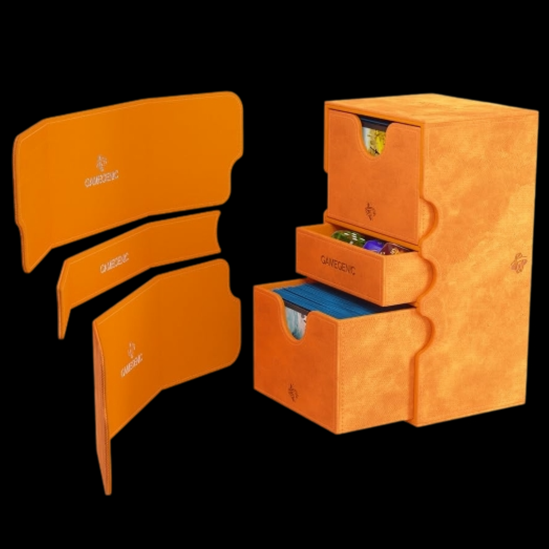 GAMEGENIC: STRONGHOLD DECK BOX 200+ XL (ORANGE)