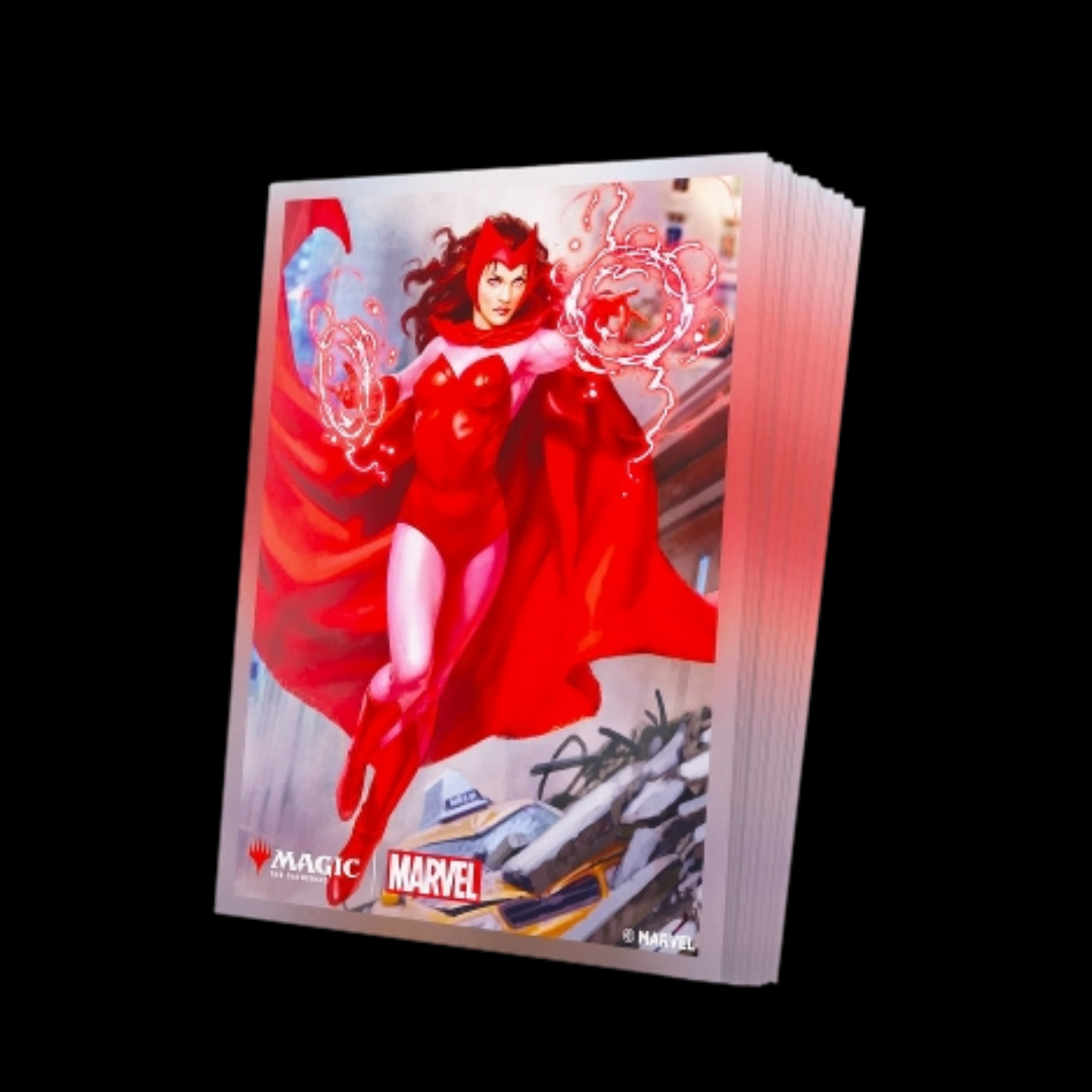GAMEGENIC: MAGIC THE GATHERING: MARVEL SUPER HEROES: PREMIUM ART SLEEVES: SCARLET WITCH
