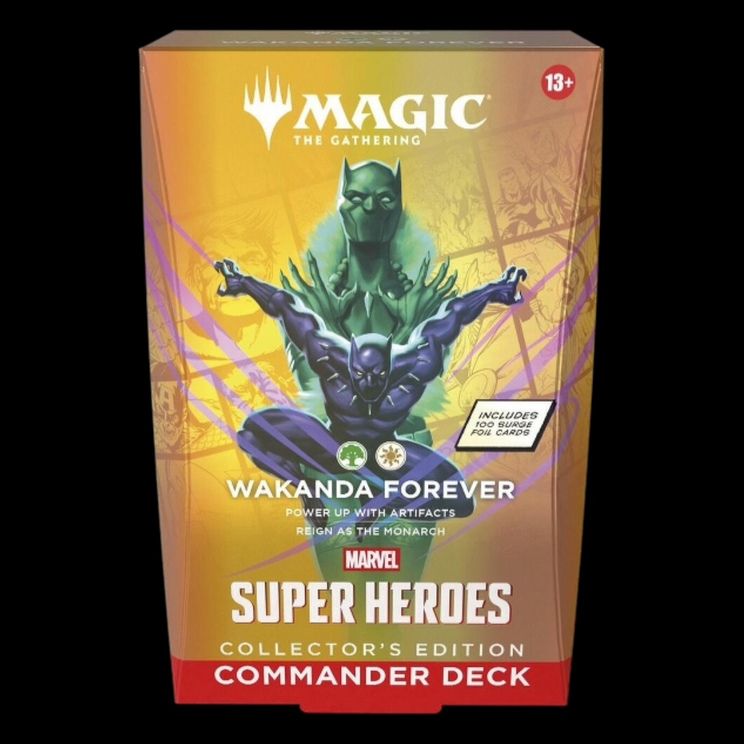 Magic The Gathering: Marvel Super Heroes Commander Deck Precon - Wakanda Forever (Collector's Edition)