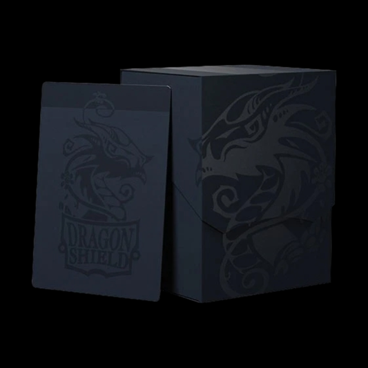 DRAGON SHIELD: DECK SHELL REVISED DECK BOX: MIDNIGHT BLUE-BLACK