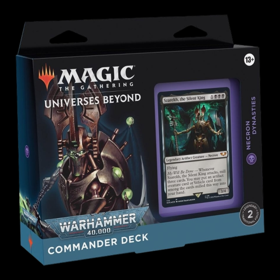 Magic The Gathering: Universes Beyond: Warhammer 40,000 - Necron Dynasties Commander Deck Precon