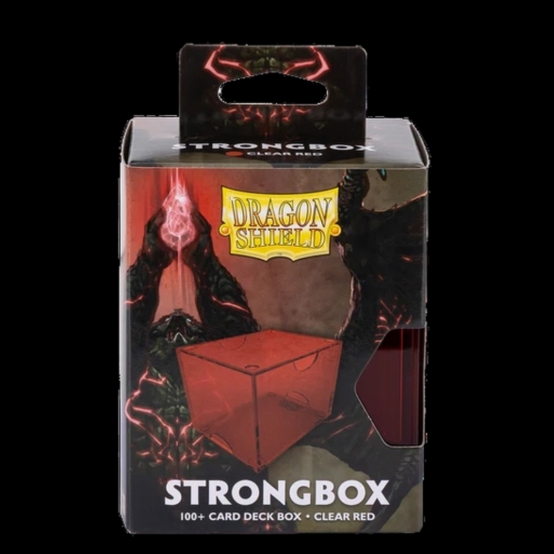 Dragon Shield Strong Deck Box - Clear Red