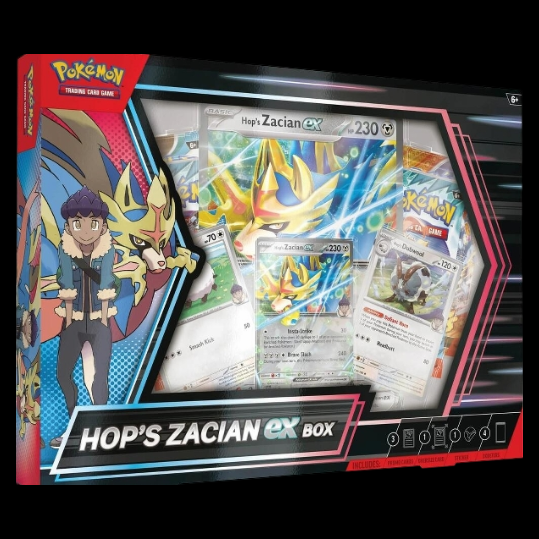 Pokemon Hop's Zacian ex Box