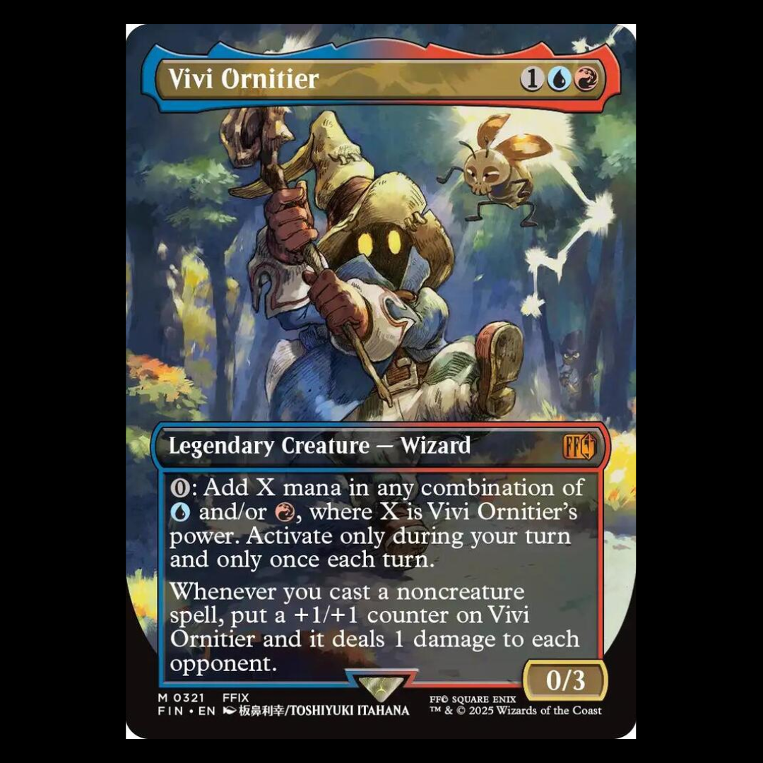 NEAR MINT FOIL Vivi Ornitier (Borderless) - FINAL FANTASY