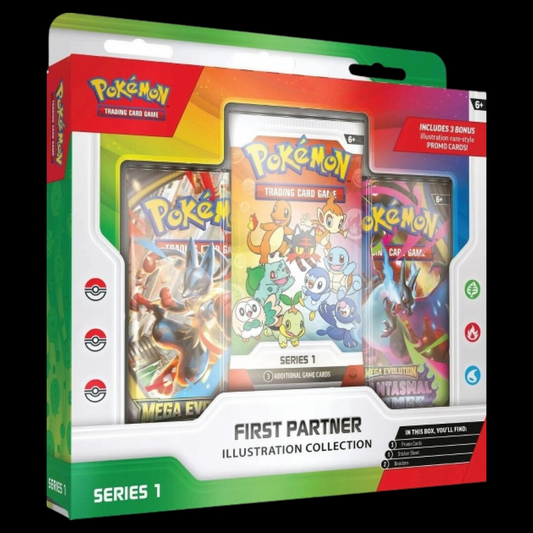 Pokemon First Partner Illustration Collection (Series 1) - First Partner Collection 2026