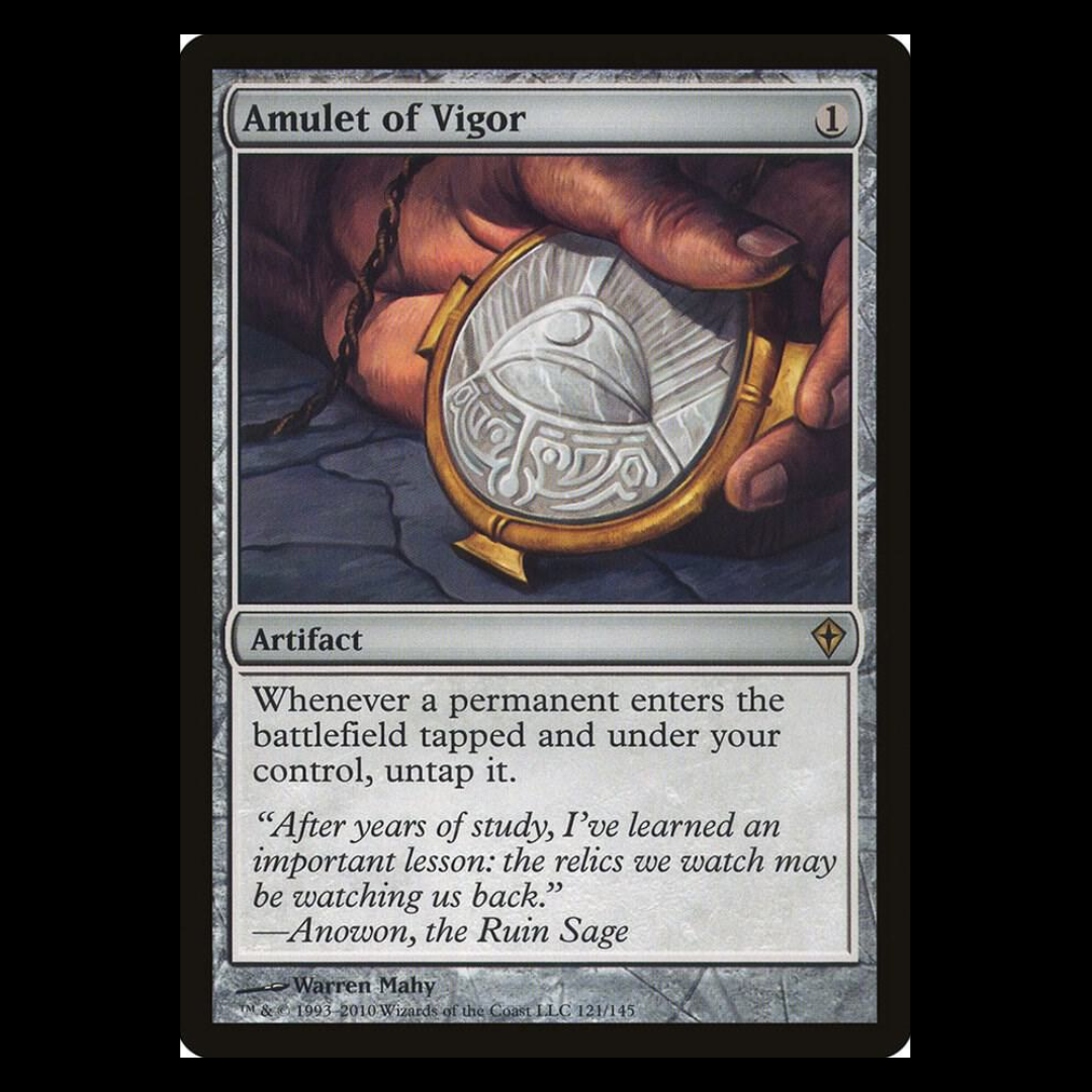 NEAR MINT FOIL Amulet of Vigor - Worldwake