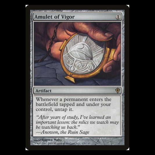 NEAR MINT FOIL Amulet of Vigor - Worldwake