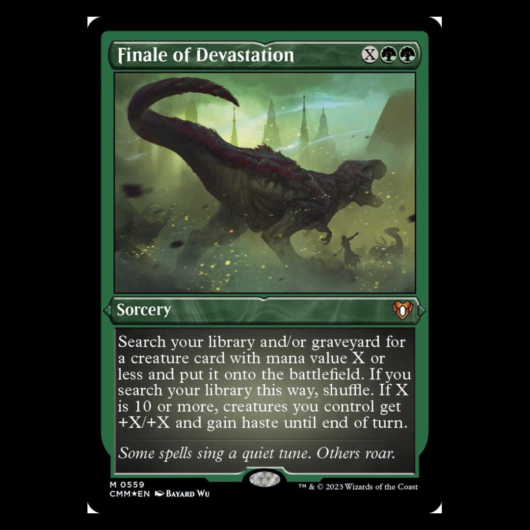 NEAR MINT FOIL Finale of Devastation (Foil Etched) - Commander Masters