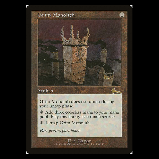 NEAR MINT Grim Monolith - Urza's Legacy