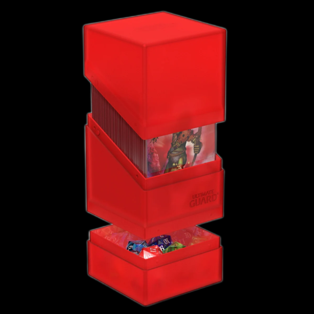 Ultimate Guard Boulder N Tray 100+ Deck Box - Ruby