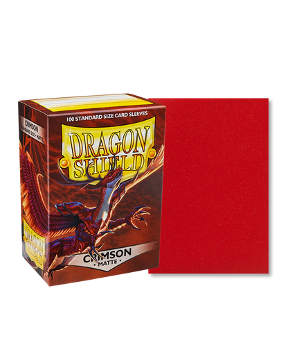 Dragon Shield Sleeves Matte - Crimson (100)