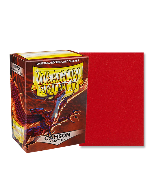 Dragon Shield Sleeves Matte - Crimson (100)