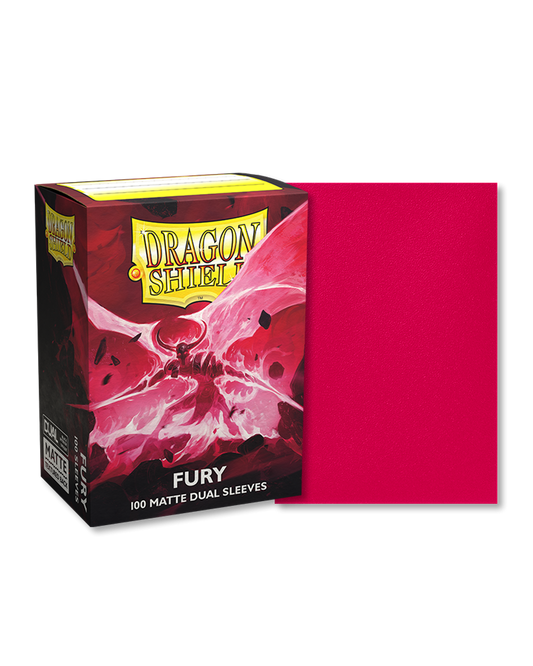 Dragon Shield Dual Matte Sleeves - Fury (100)