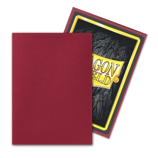 Dragon Shield Matte Sleeves - Blood Red (100)