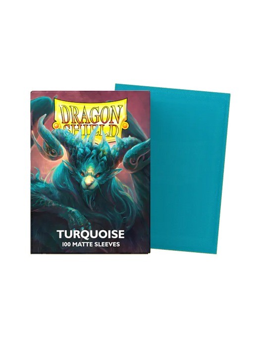 Dragon Shield Sleeves Matte - Turquoise (100)
