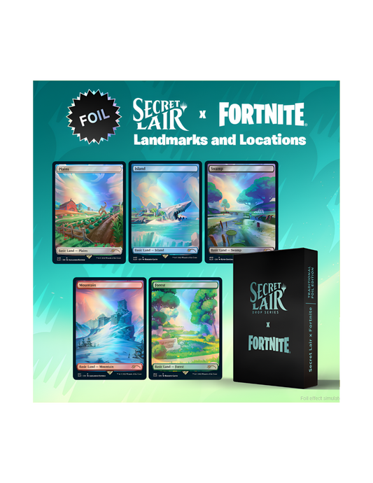 Secret Lair x Fortnite: Landmarks and Locations - Traditional Foil Edition