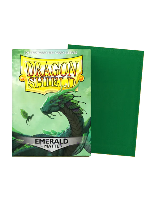 Dragon Shield Sleeves Matte - Emerald (100)