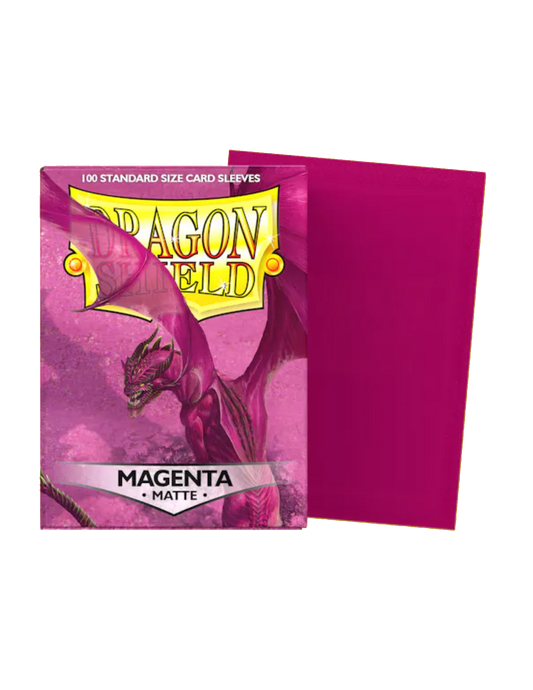 Dragon Shield Matte Sleeves - Magenta (100)