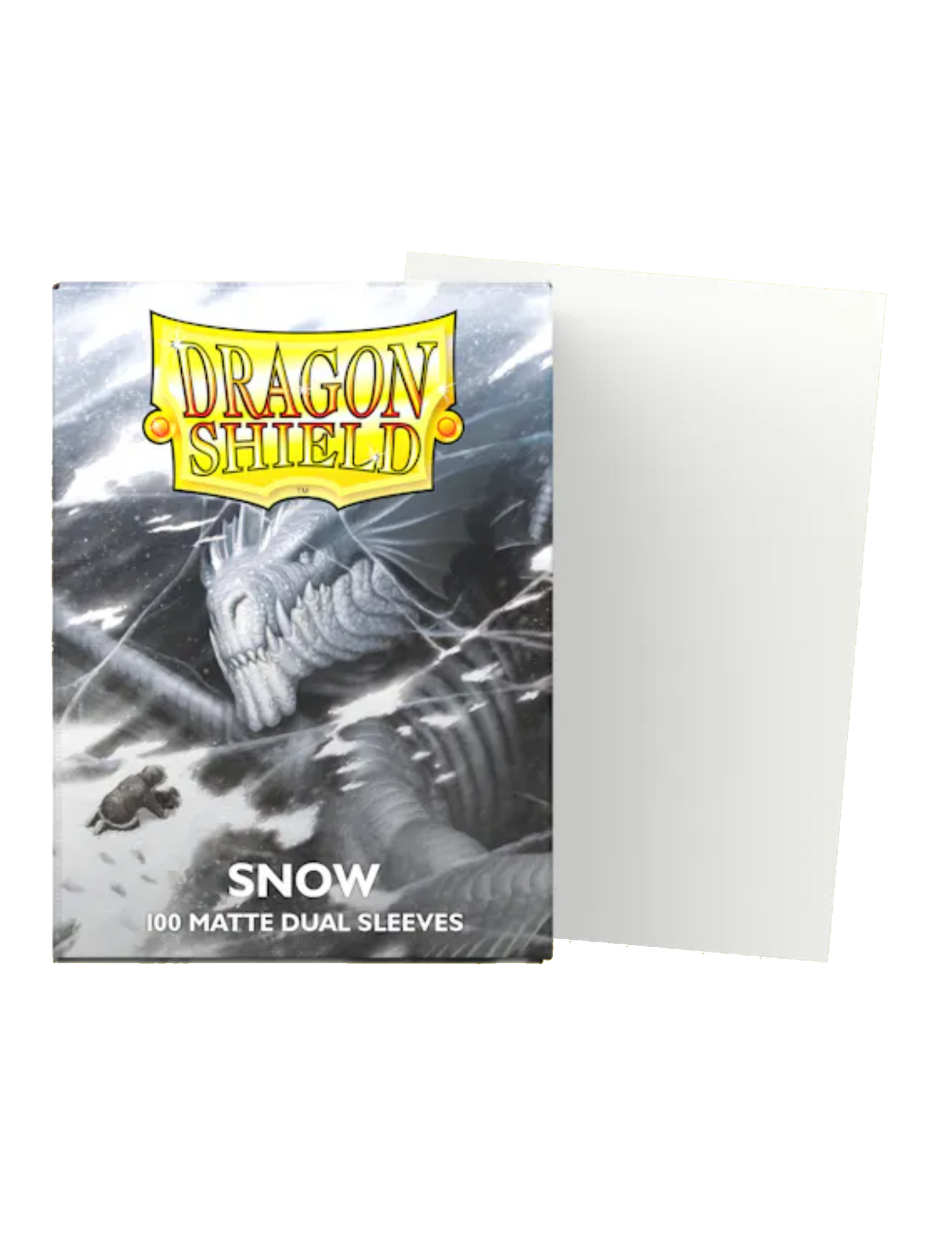 Dragon Shield Dual Matte Sleeves - Snow (100)