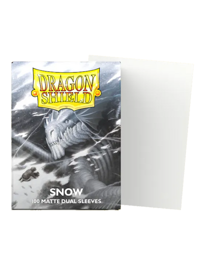 Dragon Shield Dual Matte Sleeves - Snow (100)