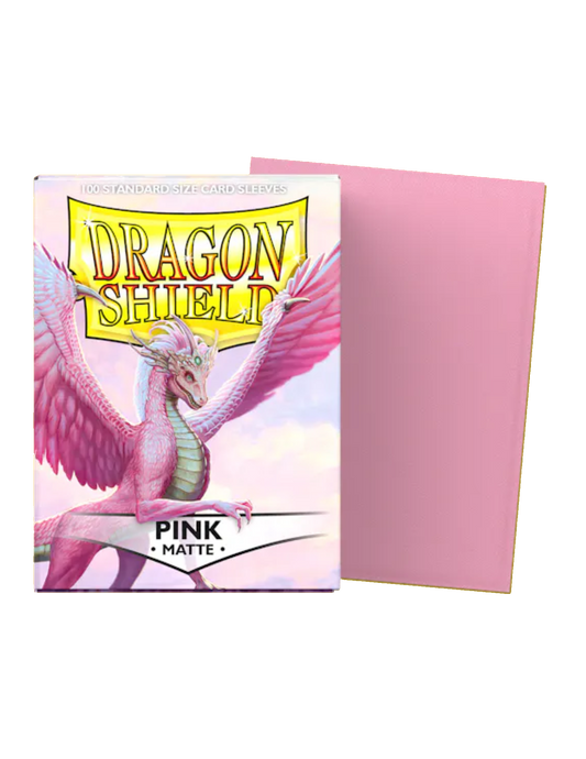 Dragon Shield Matte Sleeves - Pink (100)
