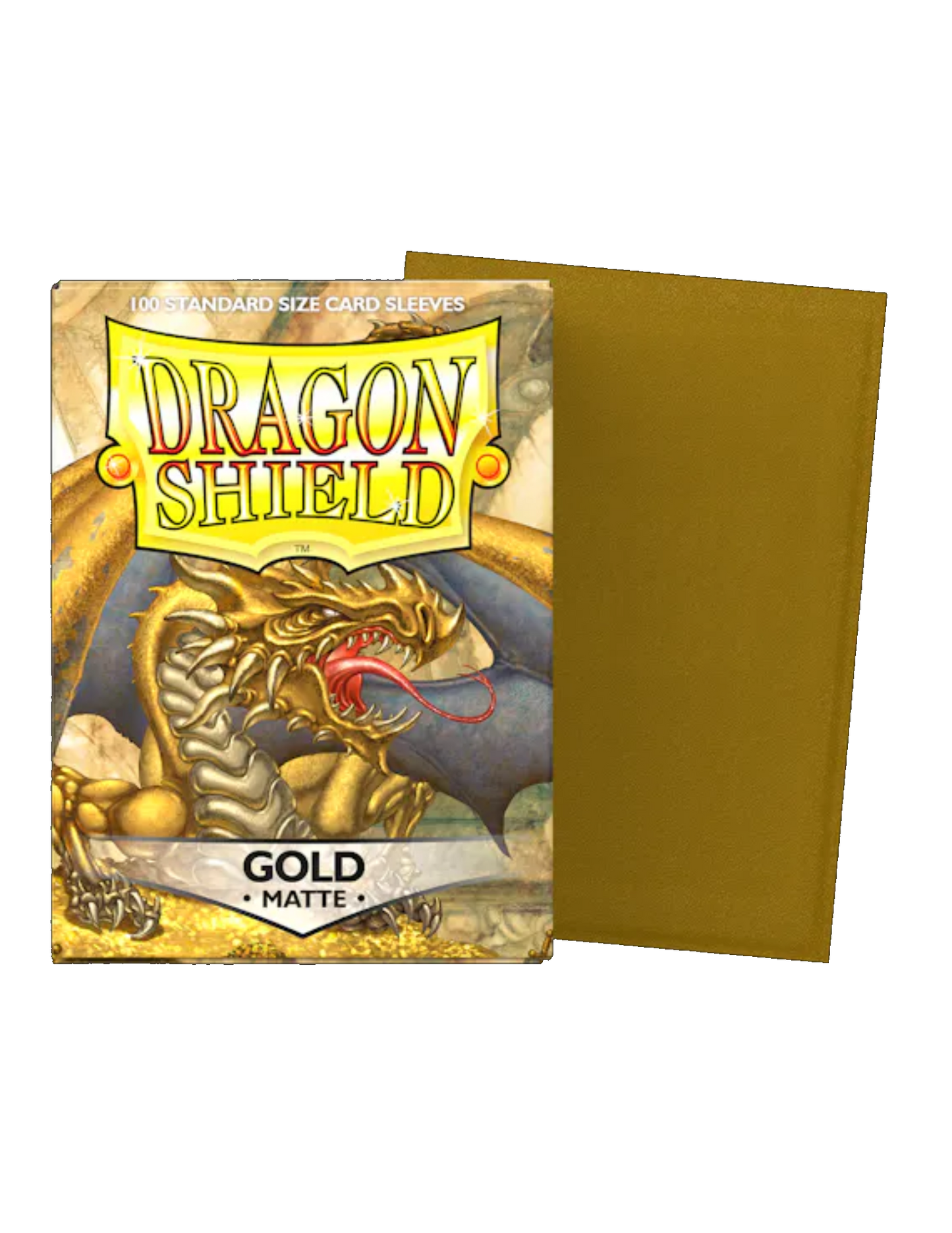 Dragon Shield Matte Sleeves - Gold  (100)