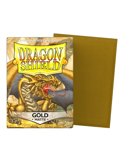 Dragon Shield Matte Sleeves - Gold  (100)