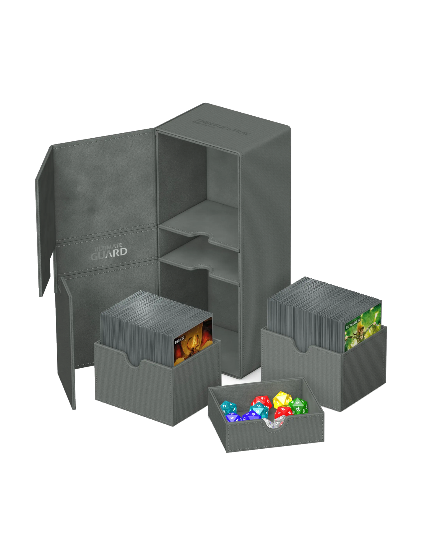 Ultimate Guard Twin Flip'n'Tray Deck Box 266+ Grey