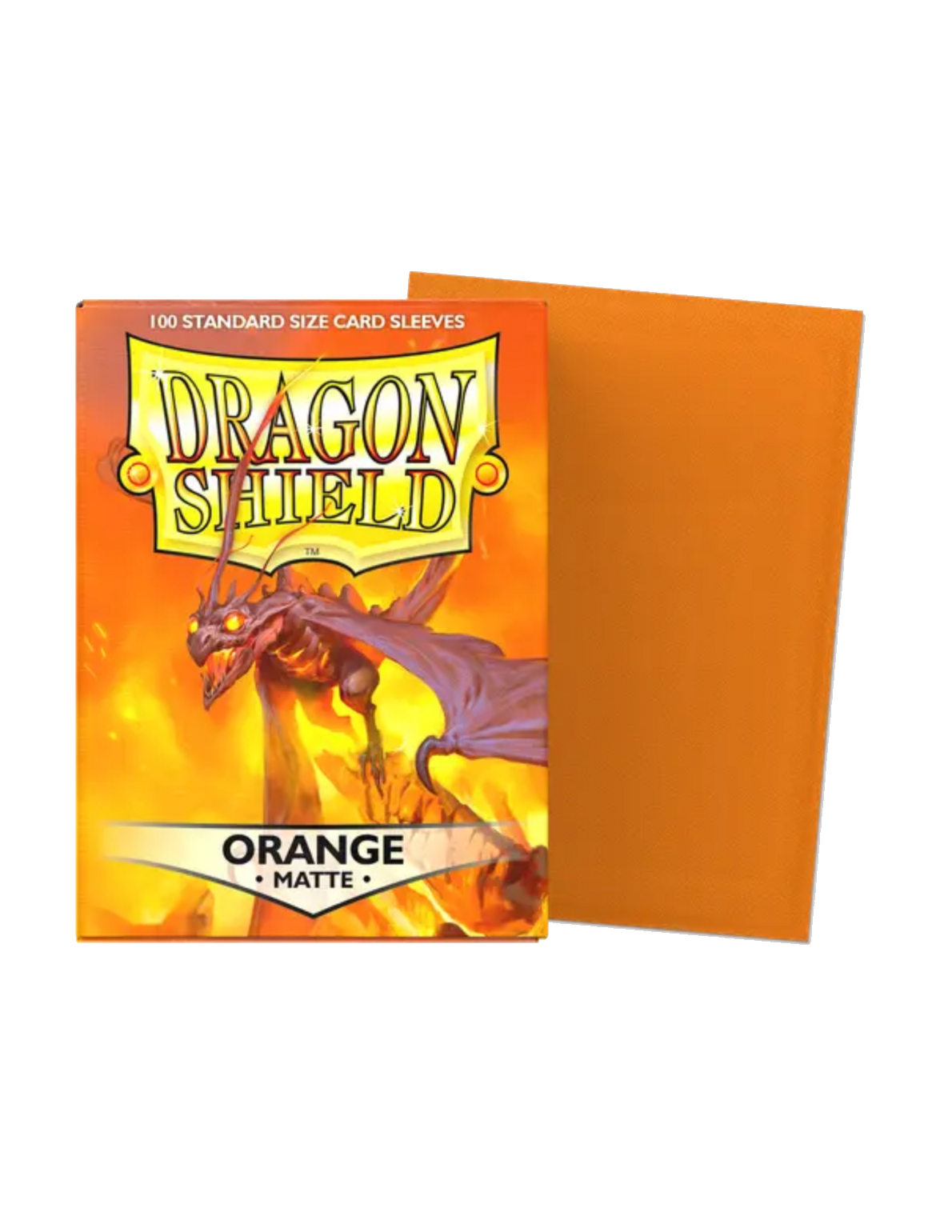 Dragon Shield Matte Sleeves - Orange (100)