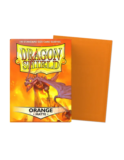 Dragon Shield Matte Sleeves - Orange (100)