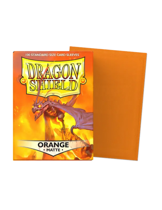 Dragon Shield Matte Sleeves - Orange (100)