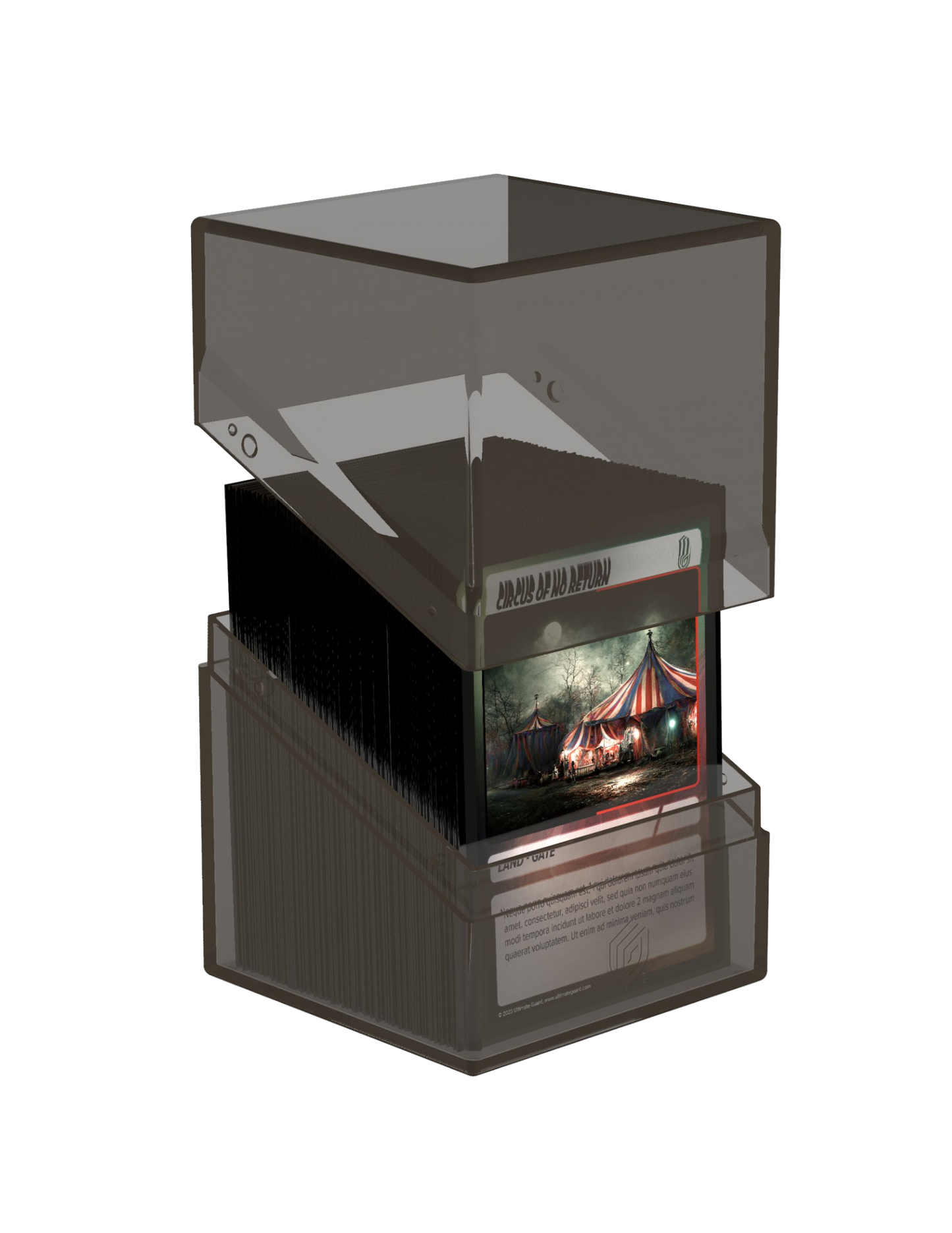 Boulder 100+ Clear Deck Box - Onyx