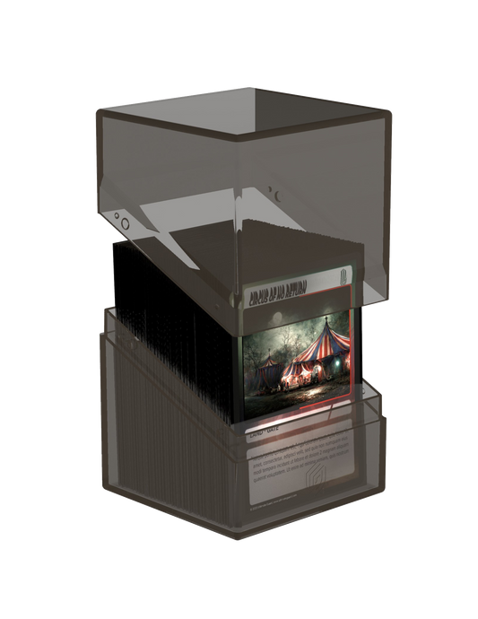 Boulder 100+ Clear Deck Box - Onyx