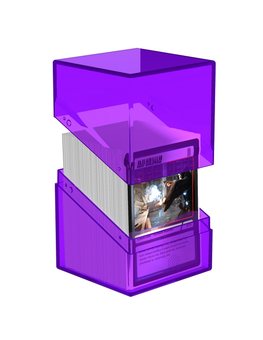 Boulder 100+ Clear Deck Box - Amethyst