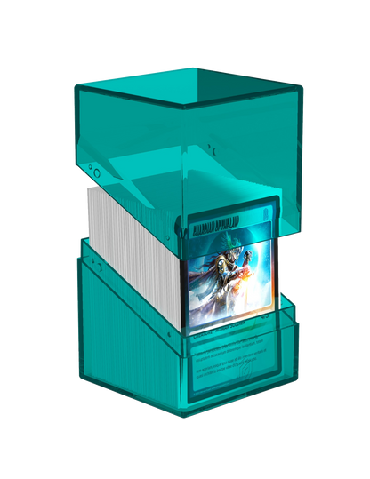 Boulder 100+ Clear Deck Box - Malachite