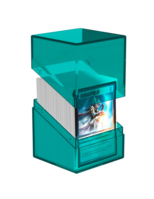 Boulder 100+ Clear Deck Box - Malachite