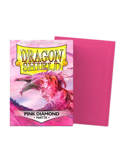 Dragon Shield Matte Sleeves - Pink Diamond (100)