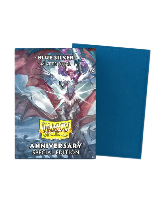 Dragon Shield 25th Special Edition Sleeves Matte - Blue Silver (100)