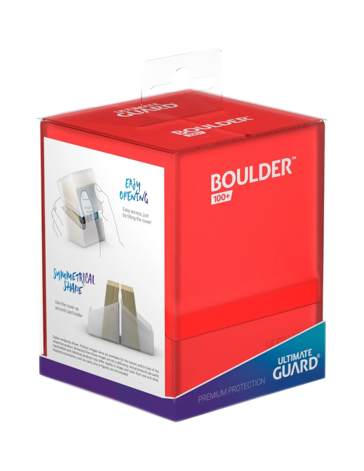 Ultimate Guard Boulder Deck Box 100+ Ruby Red