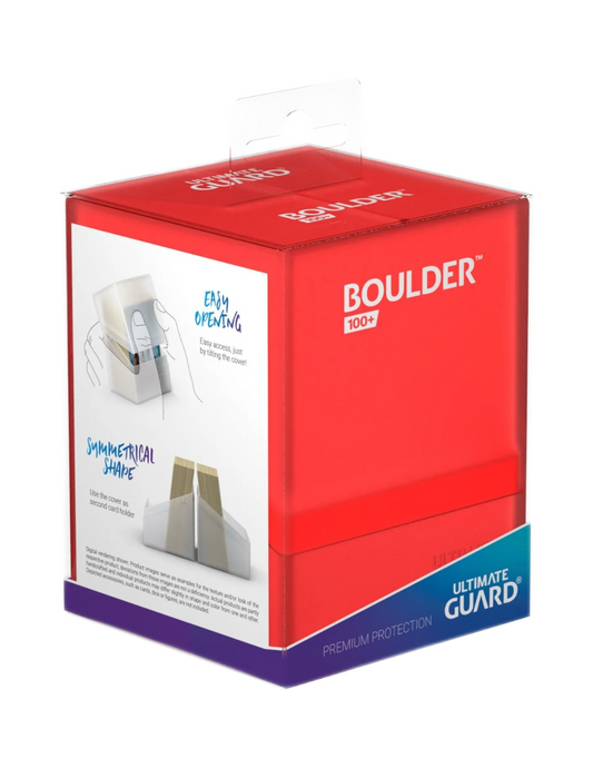 Ultimate Guard Boulder Deck Box 100+ Ruby Red