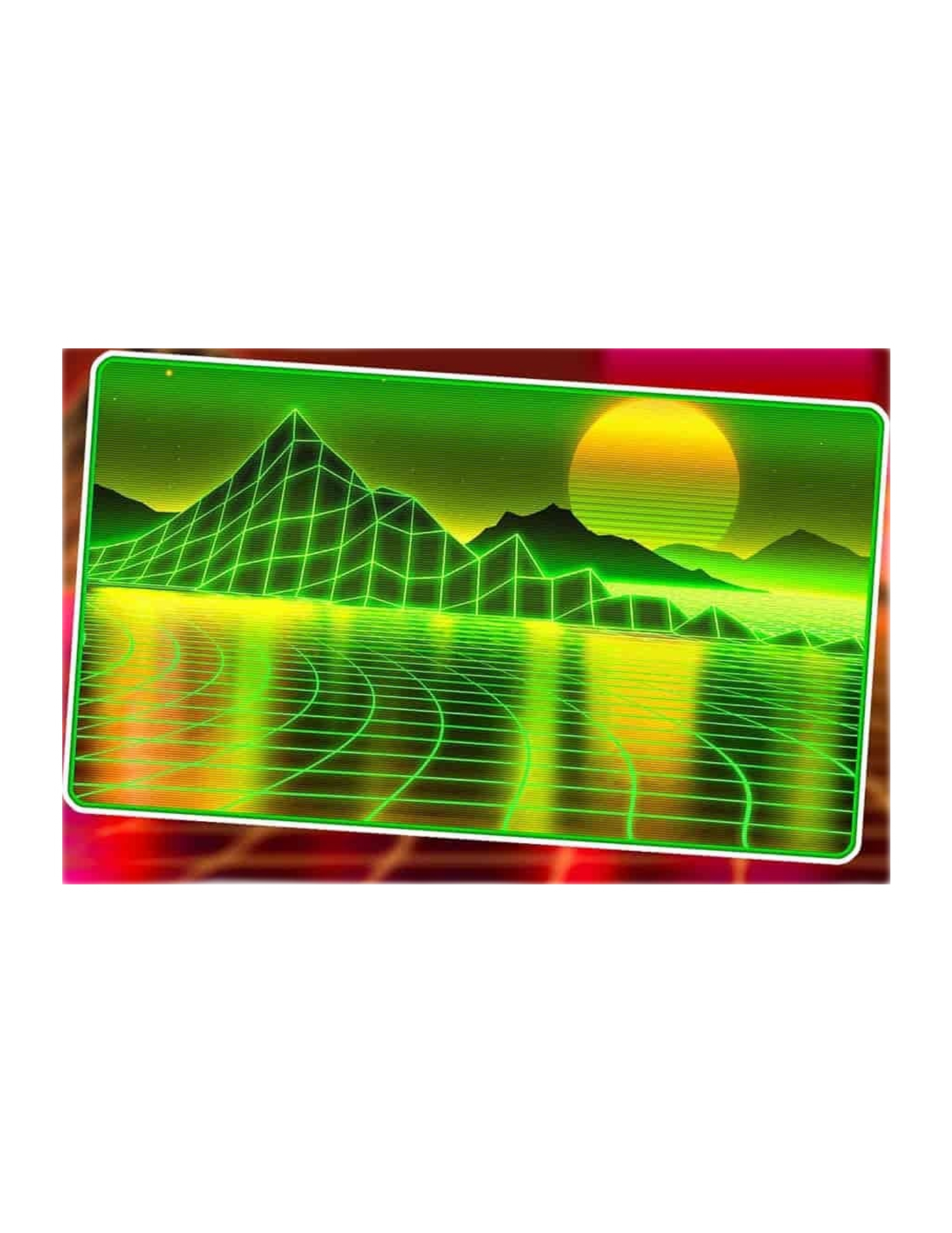 INFINITE BLACK: PREMIUM RETROWAVE PLAYMAT- ARTIFACT