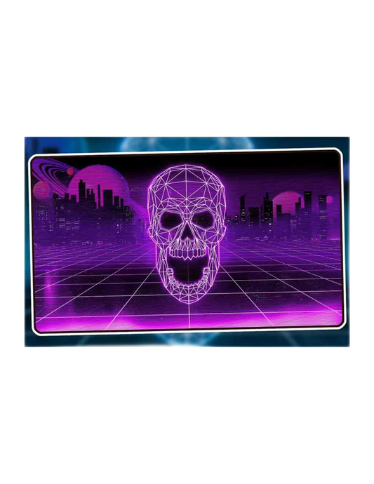 INFINITE BLACK: PREMIUM RETROWAVE PLAYMAT: SWAMP