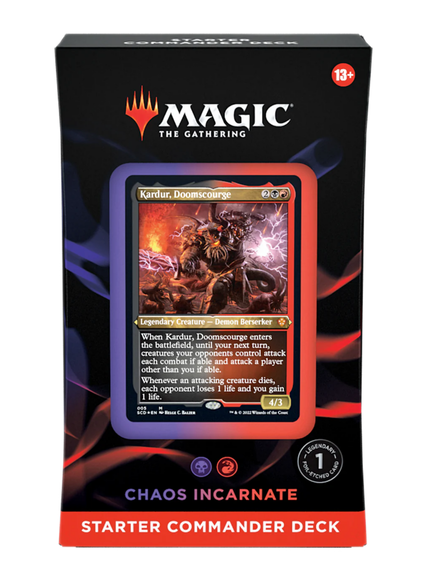 Starter Commander Deck Precon - Chaos Incarnate