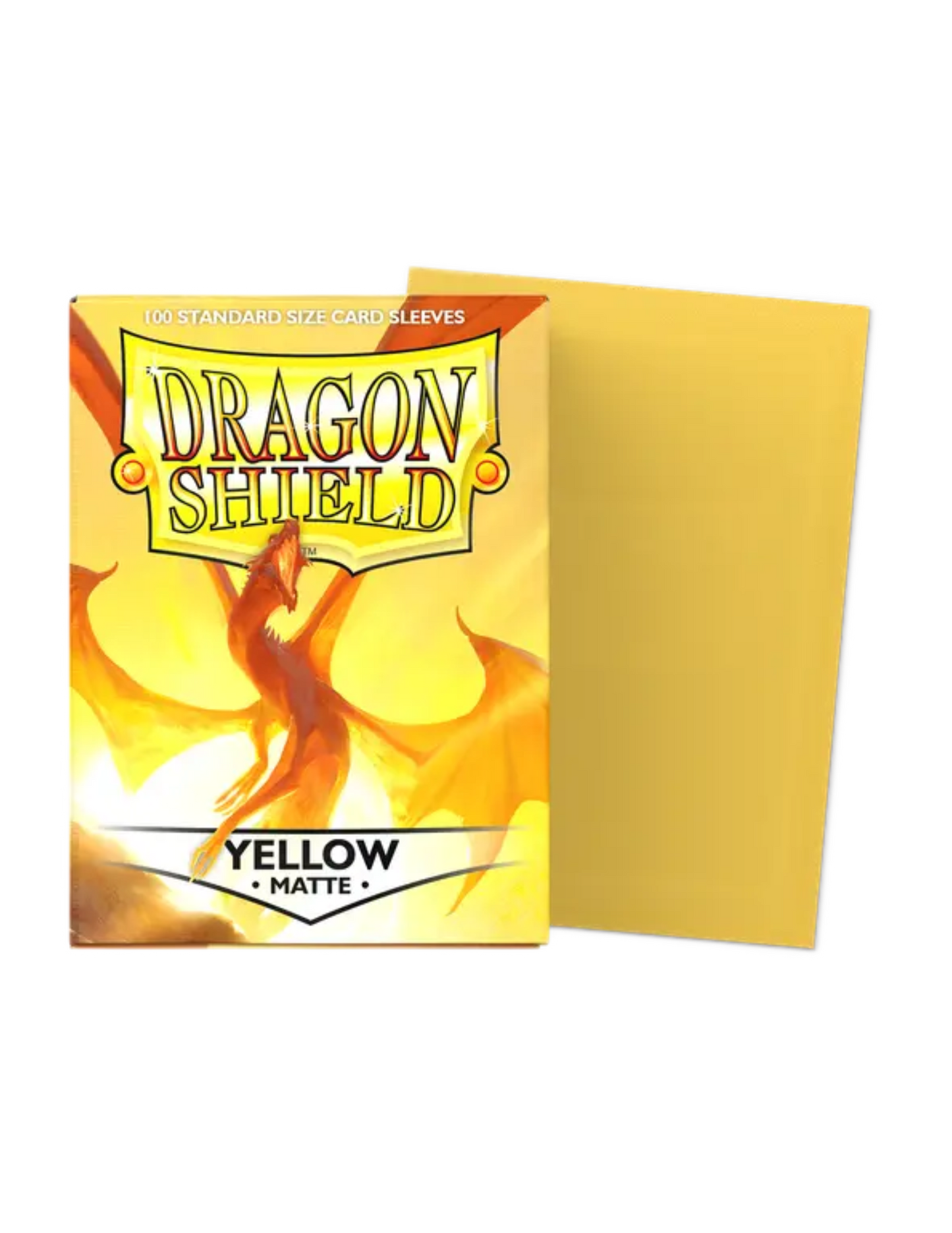 Dragon Shield Matte Sleeves - Yellow (100)