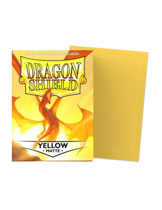 Dragon Shield Matte Sleeves - Yellow (100)
