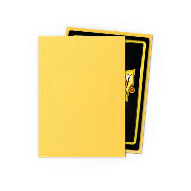 Dragon Shield Matte Sleeves - Yellow (100)
