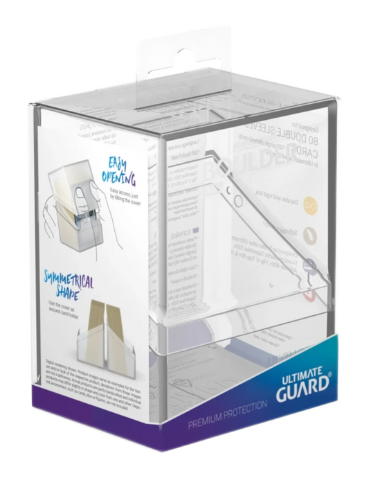 Ultimate Guard Deck Box Boulder 80+ Clear