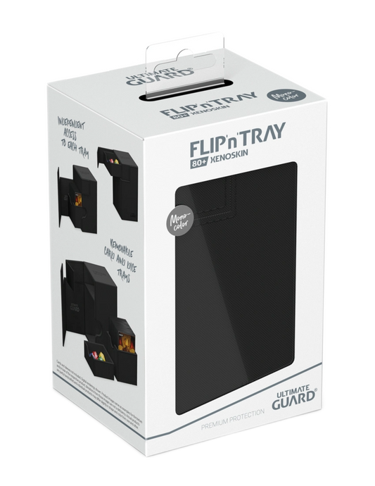 Ultimate Guard FlipnTray Deck Box 80+ Black